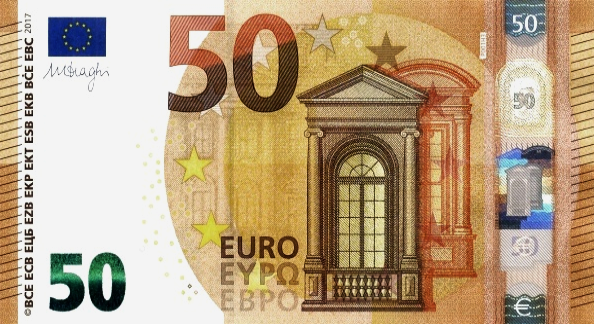 (00068) European Union P23PB - 50 Euros (2017-Draghi)